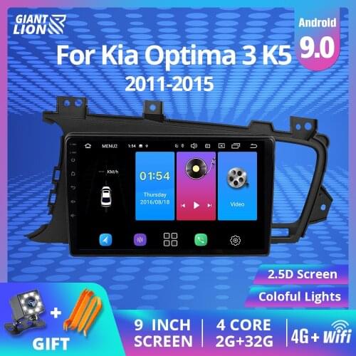 IPS 2din Android 9.0 Car Radio For Kia Optima 3 K5 2011 2012 2013 2014 Car Radio Multimedia Video Player GPS No 2DIN DVD Player