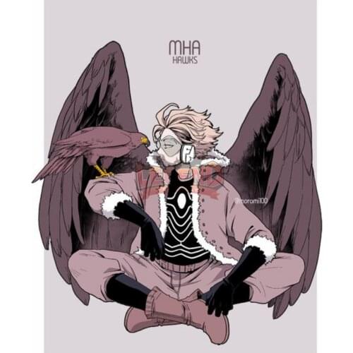 My Hero Academia Boku no Hero Akademia Wing Hero Hawks Hokusu shoes male cosplay shoes