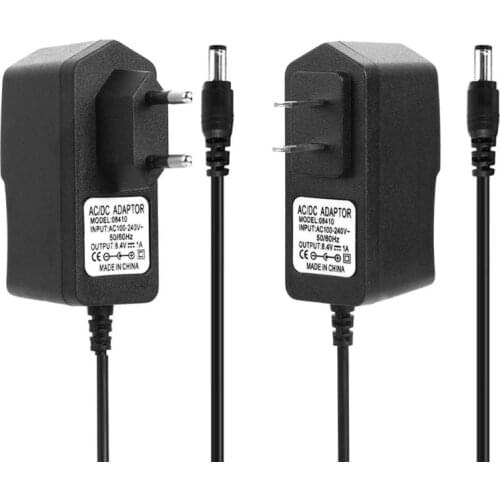 DC 4.2V 1A/8.4V 1A/21V 2A Lithium Battery Charger DC5.5mm Plug Power Adapter Charger for 18650 18490 14650 Battery EU/US Plug