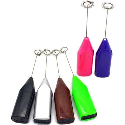 Electric Milk Frother Egg Beater Kitchen Drink Foamer Whisk Mixer Stirrer Coffee Cappuccino Creamer Whisk Frothy Blend Whisker