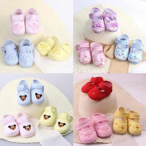 New born baby cotton shoes infant soft sole high quality boys and girls prewalkers little baby walker shoes special for toddler