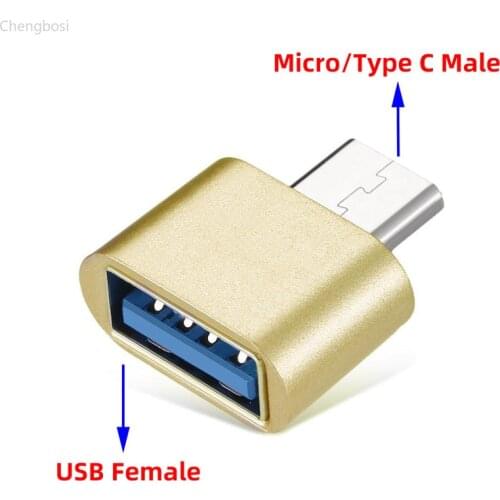 Mini OTG Cable USB Adapter Micro USB / Type C to USB Converter for samsung xiaomi Tablet PC Android MP3 U Disk Reader Connector