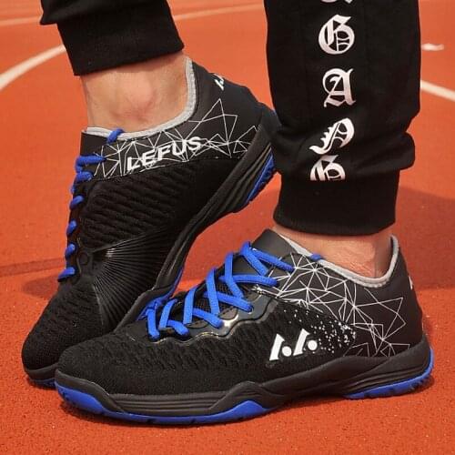 Men Wearable Badminton Shoes Outdoor Sports Breathable Women Sneakers Unisex Soft Lightweight Anti-slip Shoes D0884