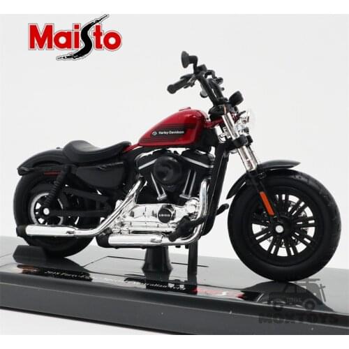 Maisto 1:18 Harley-Davision 2018 Forty-Eight Special Wicked Red Diecast Model Motorcycle