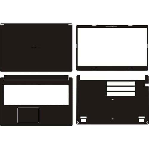 Carbon fiber Laptop Sticker Skin Decals Cover Protector for Acer S50-51 15.6"