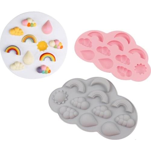 Newest DIY Baking Silicone Mold Cloud Shape Mousse Cake Mold Cookie Cutters Cake Decorating Tools Kitchen Accessories Cake Stand
