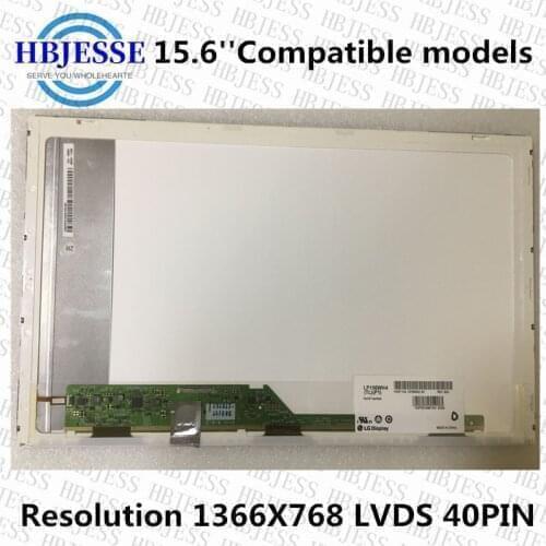 Original 15.6'' LCD LED screen 1366*768 HD 40pin interface LP156WH4 LP156WH4-TLP1 LP156WH4 (TL)(P1) LCD Screen Display