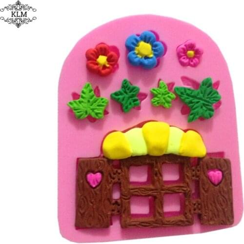 Flower room type silicone mold cake tool DIY chocolate making tool clay cake decoration tool ocina accesorios de coci...KLM