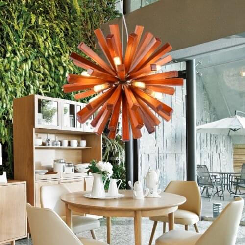 Modern Led Pendant lights Tree Branch Solid Wood Hanglamp For Living Room Bedroom Dining Room Nordic Home Decor Pendant Lights