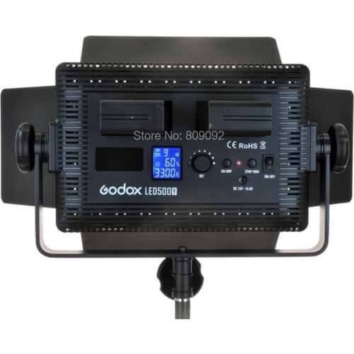 GODOX LED500 LED Video Light Lamp Lights Photographic Lighting 3300K-5600K for DSLR Camera Camcorder Photo Studio