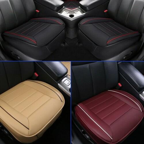 3D Universal Deluxe Car Tuning Seat Cover PU Leather Full Surround Pad Mat Auto Chair Cushion Interior Parts Car Accessories