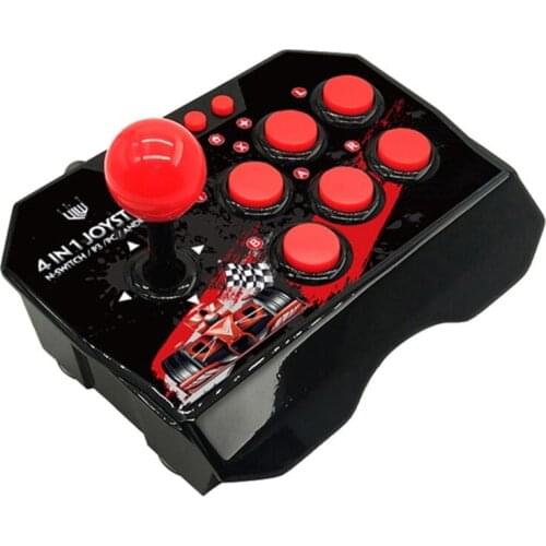 USB Arcade Street Fighting Game Controller Board with Cable and Joysticks Handle for N-intendo Switch
