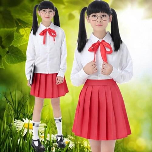 Japanese Girl Student Sailor Suit Girls Long Sleeve Summer JK School Uniform Navy Sailor Academy Clothes Teenager Wear D-0299