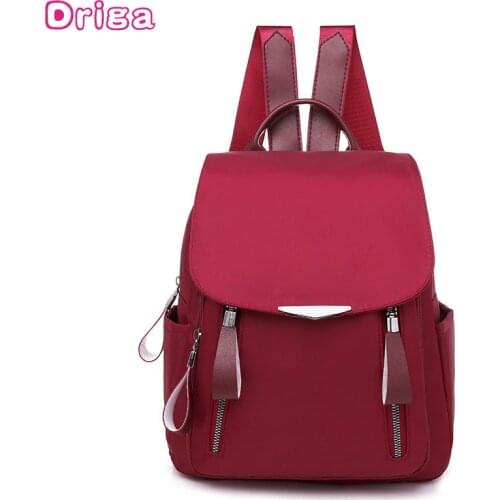 Driga Women Leather Backpacks Female Vintage Backpack For Girls School Bag Travel Bagpack 2020 Fishion Style Ladies BackPack