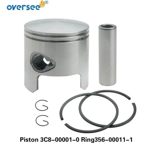 3C8-00001-3 /4 STD Piston Set WITH RINGS For Toahtsu M40D 40HP outboard Engine boat motor brand new aftermarket part