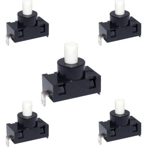 5 pcs KAG 01B1 on off 2 pin vacuum cleaner electric kettle oven push button flashlight switch
