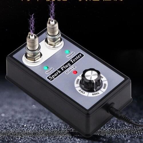 Dual Hole Car Spark Plug Tester Ignition Plug Analyzer Diagnostic Tool Automotive Spark Plug Detector