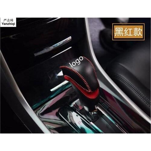Free shipping 1pcs Free shipping Sewing leather hand gear set gear set interior refitting for HONDA accord 9/9.5 2014-2017