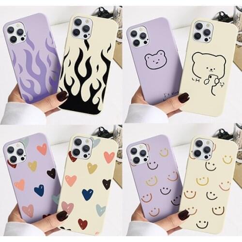 Smile Love Case For Samsung Galaxy A32 A52 A31A40 A82 S9 S20 FE S21 Ultra A12 A02S A21S A10 A51 A50 A71 A72 A20e Case Back Cover