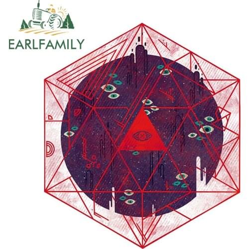 EARLFAMILY 13cm x 11.3cm For Containment Car Stickers Cartoon Decal Fashion Vinyl Material Motorcycle Decals For JDM SUV RV