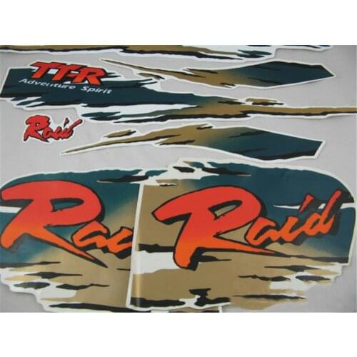Dirt Motorcycle Sticker Graphic Kit Fuel Tank Decal Gas Tank Decals Label Paste Paper for YAMAHA TT-R 250 TTR250 Raid TTR 250