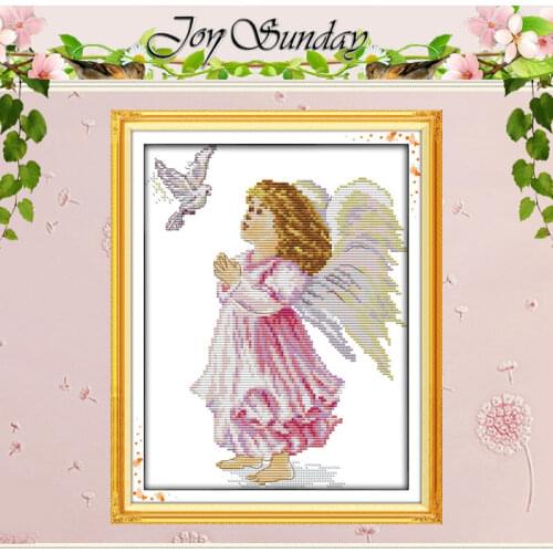 The angel of peace painting counted Cross Stitch 11CT 14CT Cross Stitch Set Wholesale DIY Cross-stitch Kit Embroidery Needlework