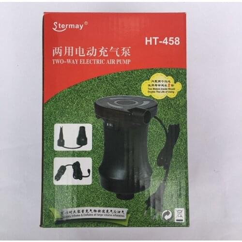 Upgrade fast inflatable pump built in two motor electric pump inflator deflator air AC 220V DC 12V for fishing boat camping