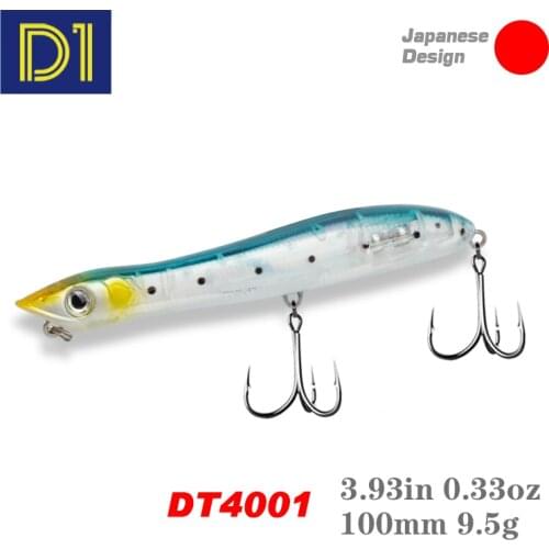 D1 Fishing Popper Bait Snakehead Floating Popper for Fishing Artificial Hard Bait Wobbler Used for Fishing 100mm 140mm 3pcs