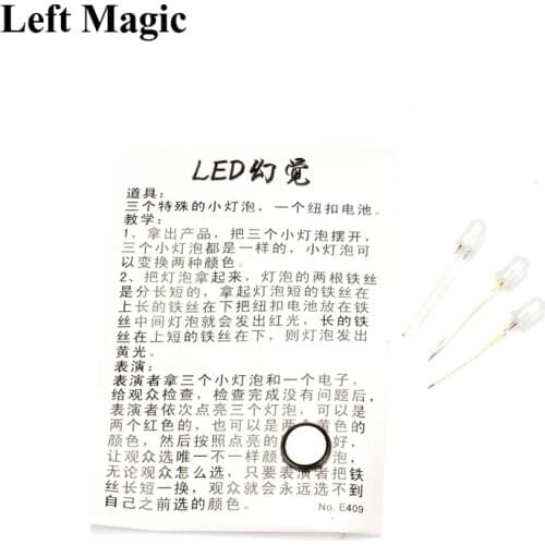 Superior LED MONTE Illusion Light Magic Tricks Close Up Stage Props Mentalism Magician Magie Easy To Do Mystery Accessary
