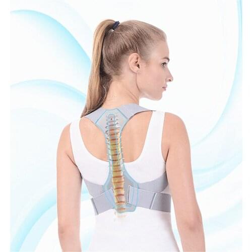 Adjustable Therapy Posture Corrector Shoulder Support Back Brace Posture Correction Back Support Shoulder Belt Massager Tool