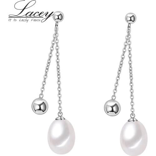Freshwater pearl ball earrings 925 silver jewelry,natural gemstone earrings jewelry,dangle pearl earrings nice gift for girls