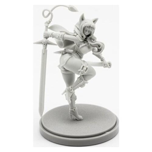 Special offer die-cast resin model KD 67 azure Knight resin white model free shipping