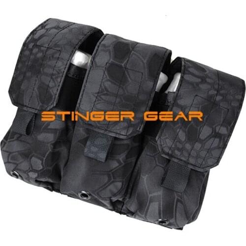 TMC Triple M4 Mag Pouch In Kryptek Typhon Night Prowls Camo(SKU12050400)