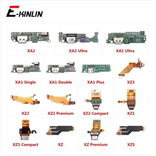 USB Charging Port Dock Plug Charger Board Flex Cable For Sony Xperia XA2 XA1 XZ3 XZ2 XZ1 XZS XZ Premium Compact Ultra Plus