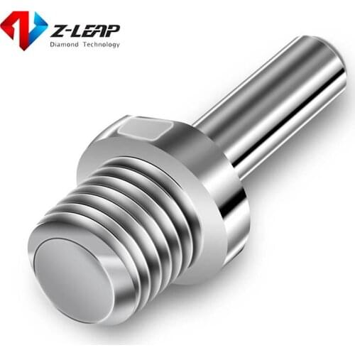 Z-LEAP M14 13.5mm Thread Drill Adapter, 1 pcs, for Car Polisher Thread, Hood, Backing Plate, Connecting Rod