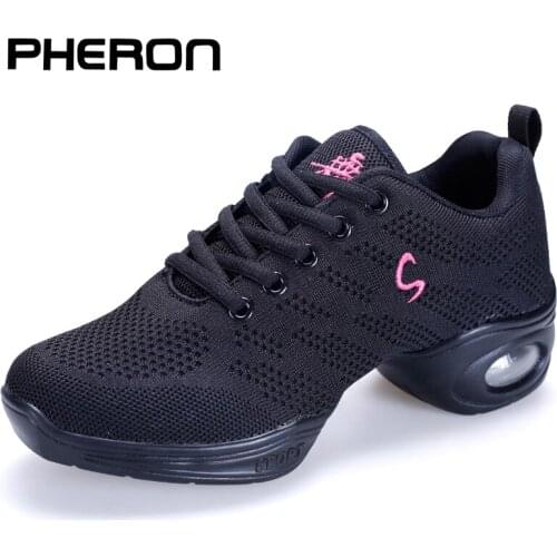 Women Sneakers Jazz Dance Shoes Flying Women Mesh Face Modern Dancing Shoes For Woman Spring Summer Ladies Outdoor Sports Shoes