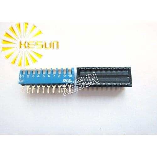 100% Original EPS110 EPS110A 10P 2.54mm Piano Keyboard Blue DIP Switch EPS110AZ x 100PCS
