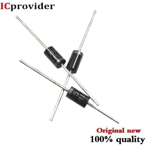 100pcs/lot Into the schottky diode SR5100 5A/ 100V DO - 27 SB5100
