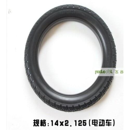 14 inch X2.125 electric vehicle solid tire 14 * 2.125 pneumatic tire anti-tie wear-resistant tire