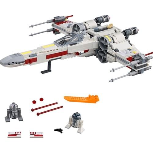2020 Designer Star Millennium X-wing Spacecraft Alien Wars Trench Run Children Building Blocks Birthday Gift Toys