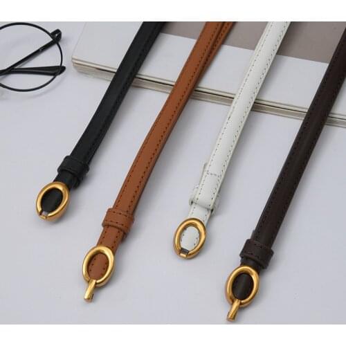 2021 Women Belt Genuine Leather Waistband Lady Prom Dresses Decoration Straps Fine Belts For Lady Metal Buckle
