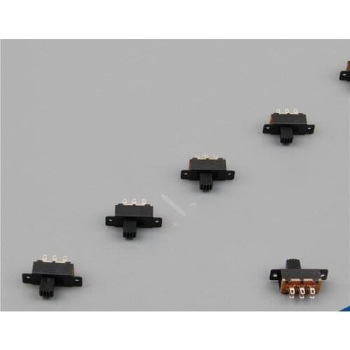 5pcs shank length 10MM various heights 2-gear toggle switch without fixed leg 6 legs vertical SS-22F25 (2P2T)