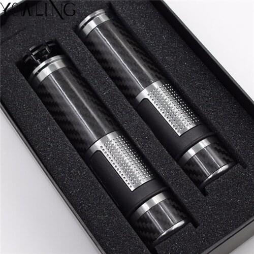 7/8" Comfort carbon fiber Motorcycle Hand Grips Motorcycle Handlebar FOR BMW S1000RR S1000R HP4 R1200GS F650GS F800GS F700GS