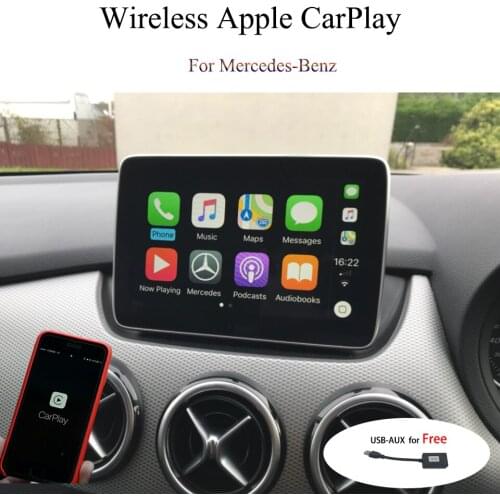 Android Auto Google Map Wireless CarPlay Rear Camera Car Video Interface For Mercedes NTG5.0/5.1/5s1/5.2 C GLA CLA GLE Class
