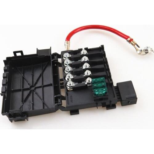 FHAWKEYEQ Fuse Box Battery Terminal New For VW Beetle Bora Jetta Golf MK4 A3 S3 Seat Leon Toledo Octavia 1J0 937 617D 1J0937617D