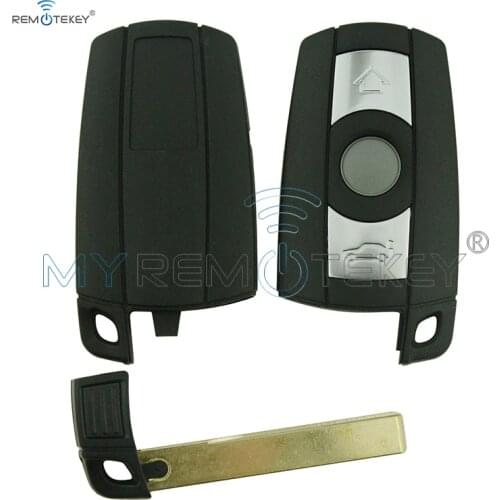 Remtekey smart key case shell 3 button for bmw car key KR55WK49127 E36 E87 E90 E91 remote key