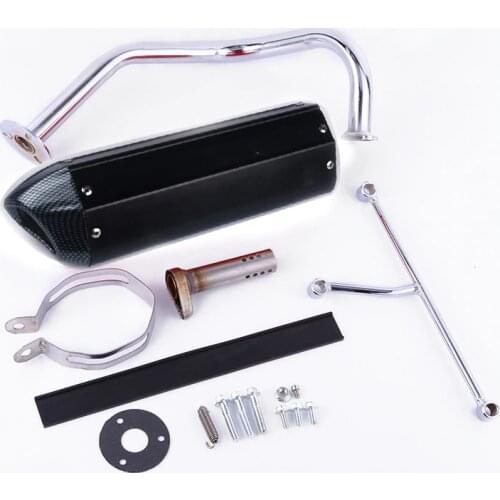 Motorcycle scooter exhaust muffler FOR GY6 139qmb 139qma 137qma engine 50 60 80cc scooter