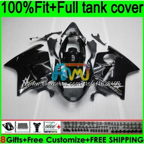 Glossy black Injection For HONDA CBR1100XX Blackbird CBR1100 XX 96 97 98 99 00 01 138BS.1 CBR 1100XX 02 03 04 05 06 07 Fairing