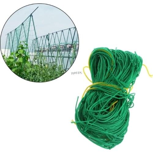 Hot Sale Garden Green Nylon Trellis Netting Support Climbing Bean Plant Nets Grow Fence G21 Drop ship