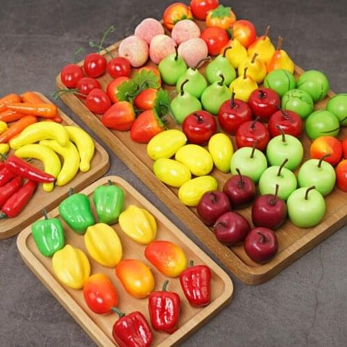 Artificial Fruit Vegetable Model Home Decoration Crafts Simulation Fruit Photography Prop Decoration Table Decoration Mini Fruit